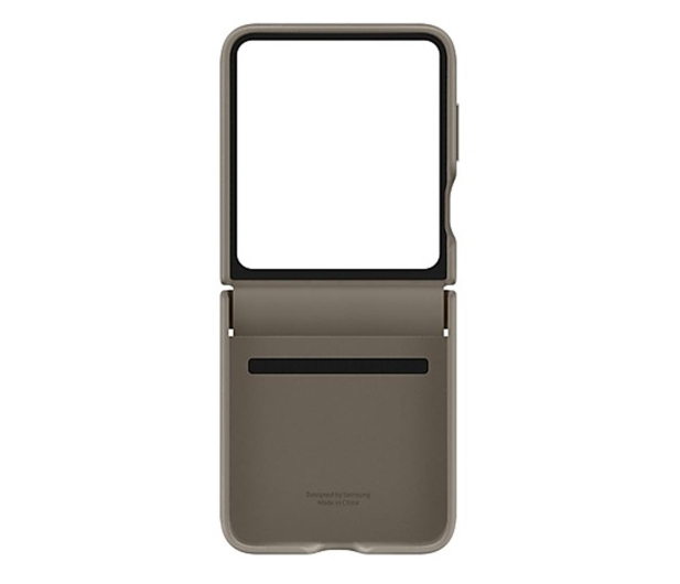 Samsung Flap ECO-Leather Cas do Galaxy Z Flip5 brązowe - 1158948 - zdjęcie 2